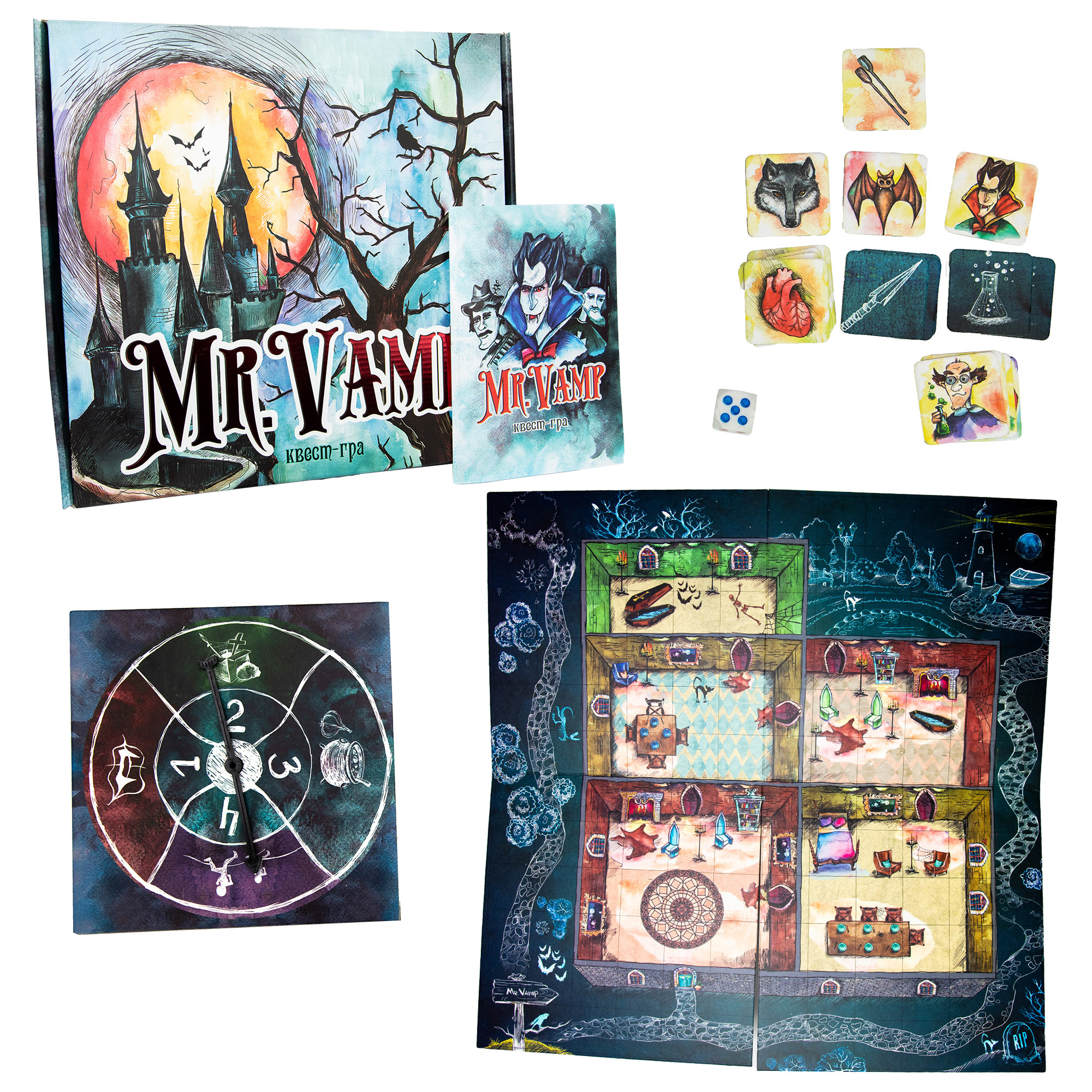 Игра настольная "Mr. Vamp" (укр) 32060, ТМ "Strateg" 1