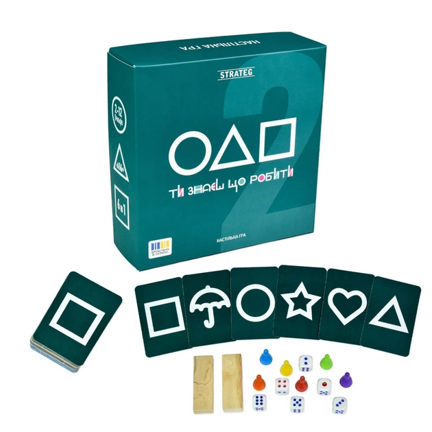 Игра настольная "Ты знаешь что делать 2" (укр) 30841, ТМ "Strateg" 1