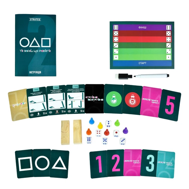 Игра настольная "Ты знаешь что делать 2" (укр) 30841, ТМ "Strateg" 2