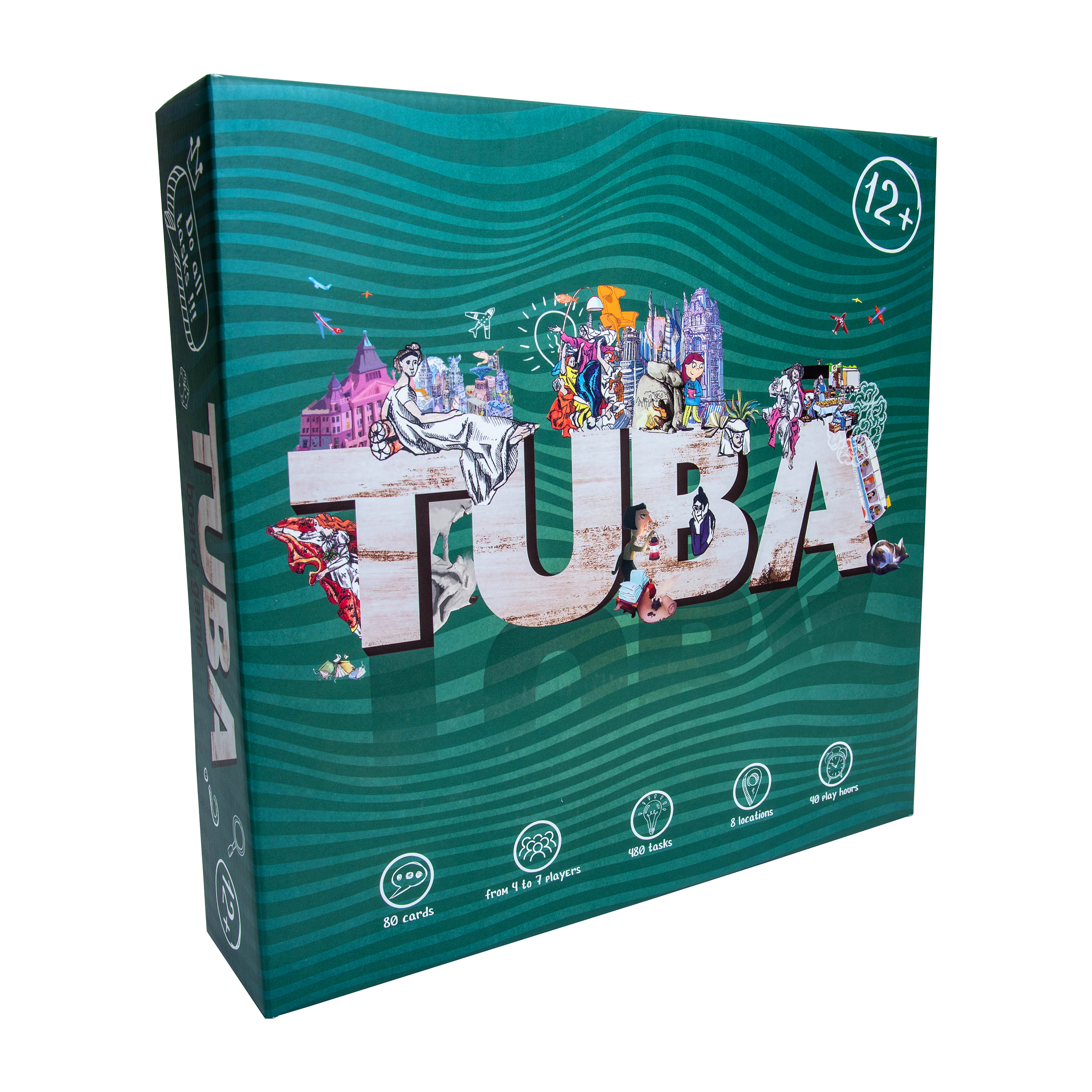 Игра развлекательная "ТУБА" (eng) 30264, ТМ "Strateg"