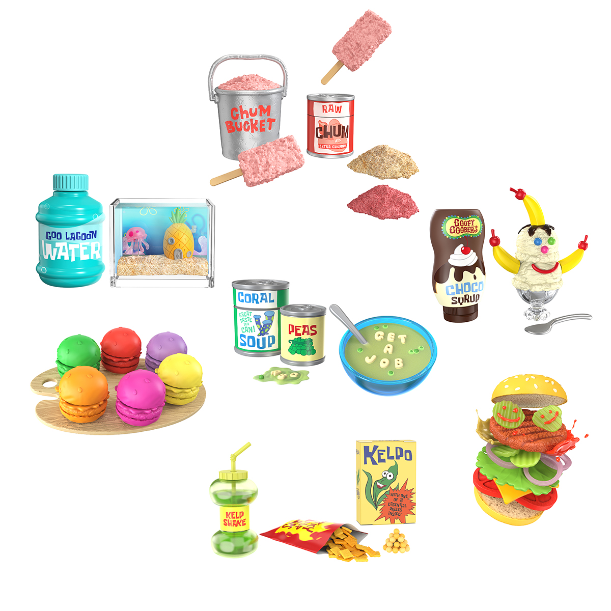 Игровой набор Miniverse серии "SpongeBob" - Создай вкусности Красти Краб (в ассорт, в диспл.), 599296 5