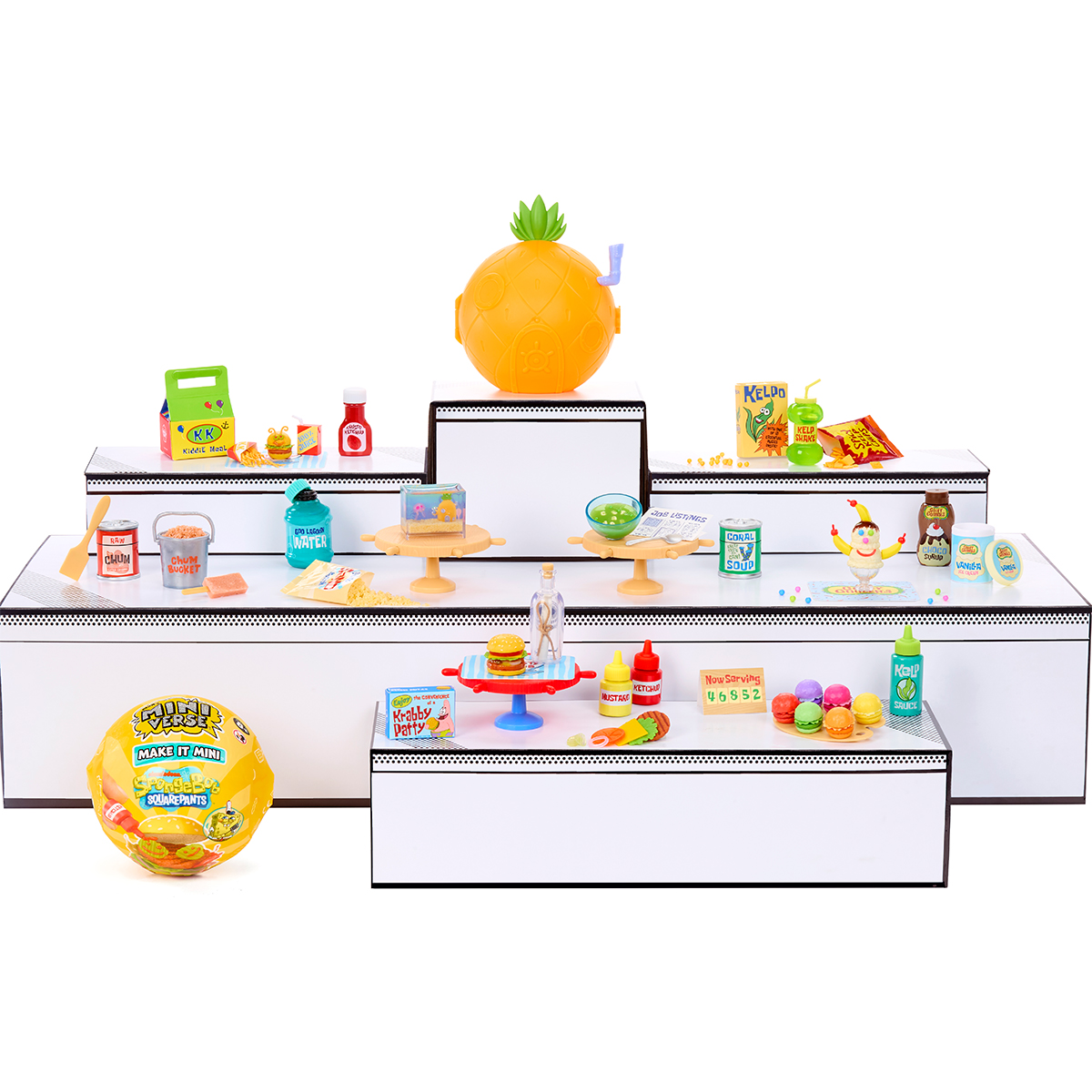 Игровой набор Miniverse серии "SpongeBob" - Создай вкусности Красти Краб (в ассорт, в диспл.), 599296 6