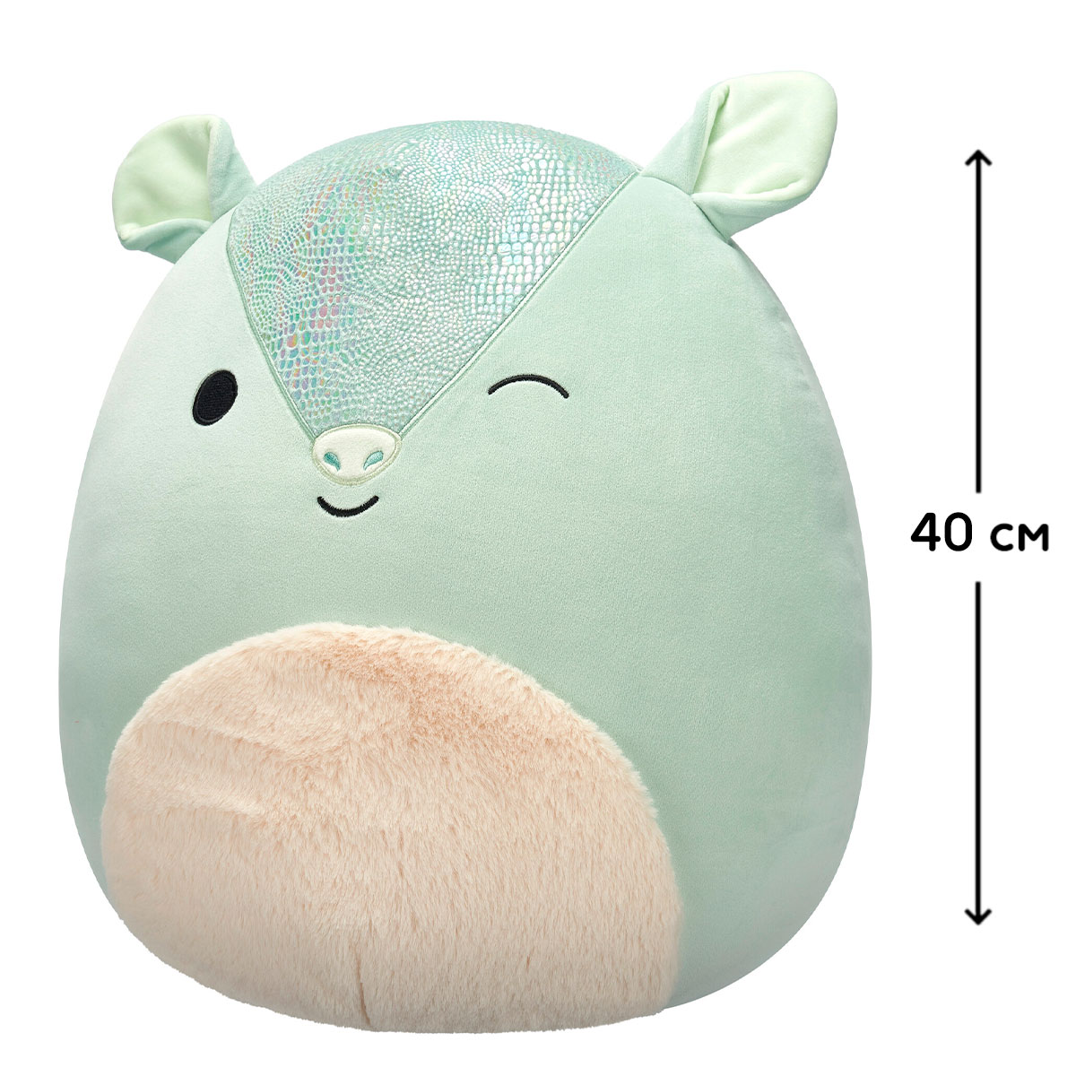 Мягкая игрушка SQUISHMALLOWS - БРОНЕНОСЕЦ АРИЛЛА, 40 см, SQCR07048 1