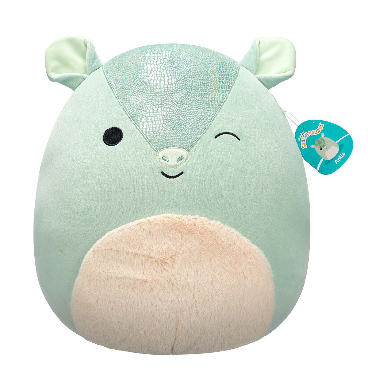 Мягкая игрушка SQUISHMALLOWS - БРОНЕНОСЕЦ АРИЛЛА, 40 см, SQCR07048 6