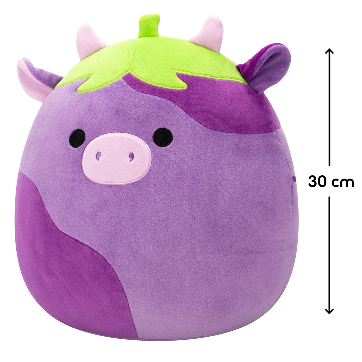 Мягкая игрушка SQUISHMALLOWS - КОРОВКА-БАКЛАЖАН ФРЕДЕРИК, 30 см, SQCR07969 1