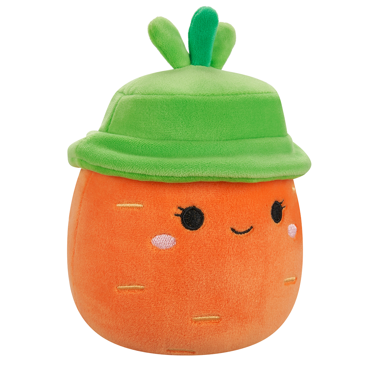 М`яка іграшка SQUISHMALLOWS - МОРКВИНКА КАРОЛІНА В КАПЕЛЮСІ, 13 см, SQER01182 5