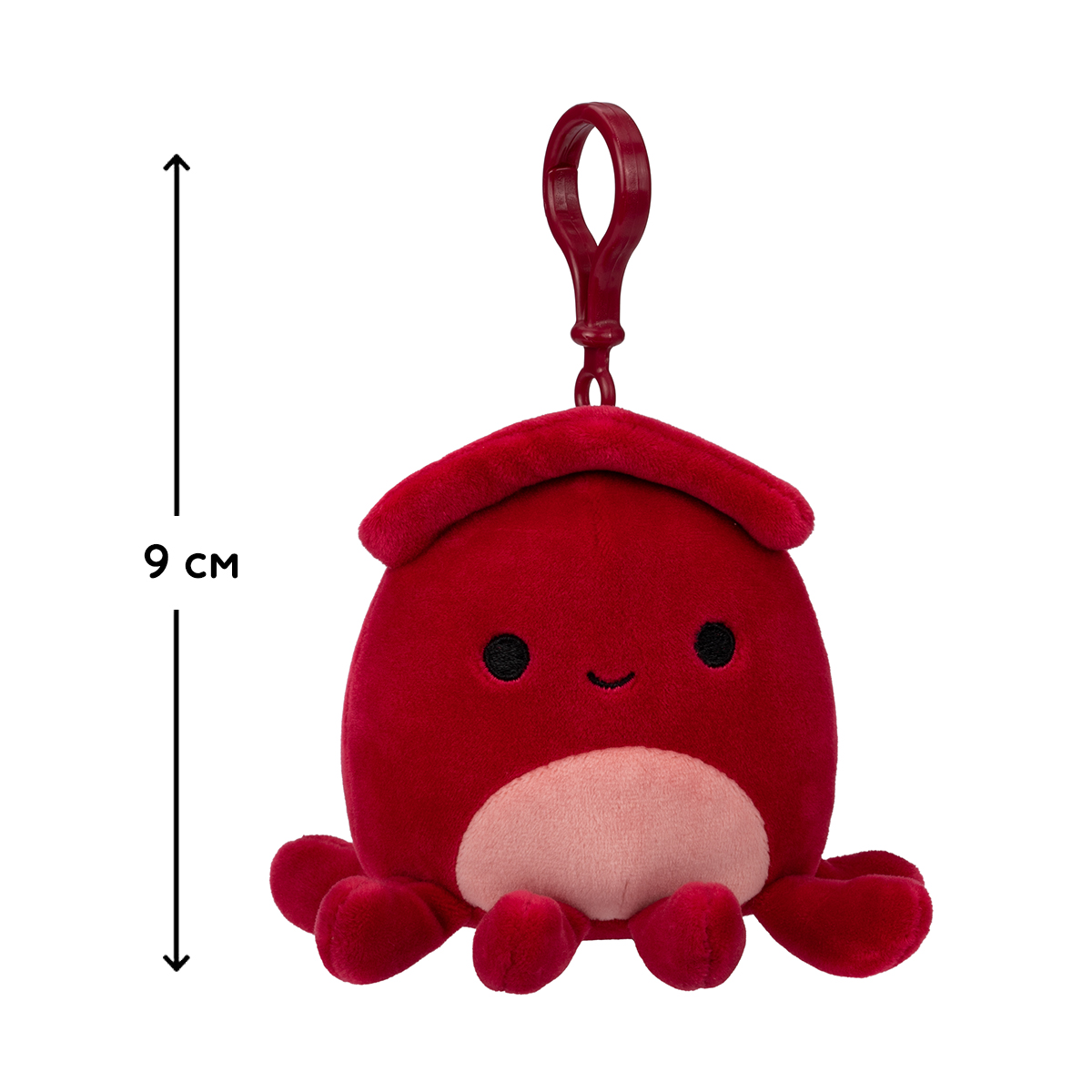 М`яка іграшка на кліпсі SQUISHMALLOWS - КАЛЬМАР АЛЬТМАН, 9 см, SQCP00146 1