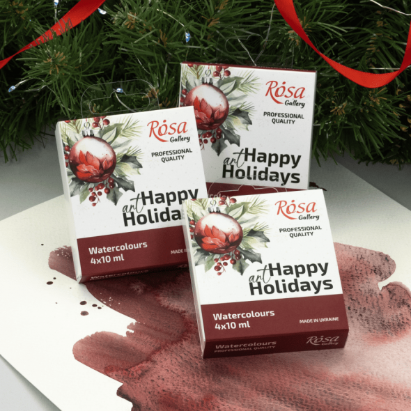 Набір акварельних фарб "Special Edition 1" 4*10 мл, картон, ROSA Gallery 3