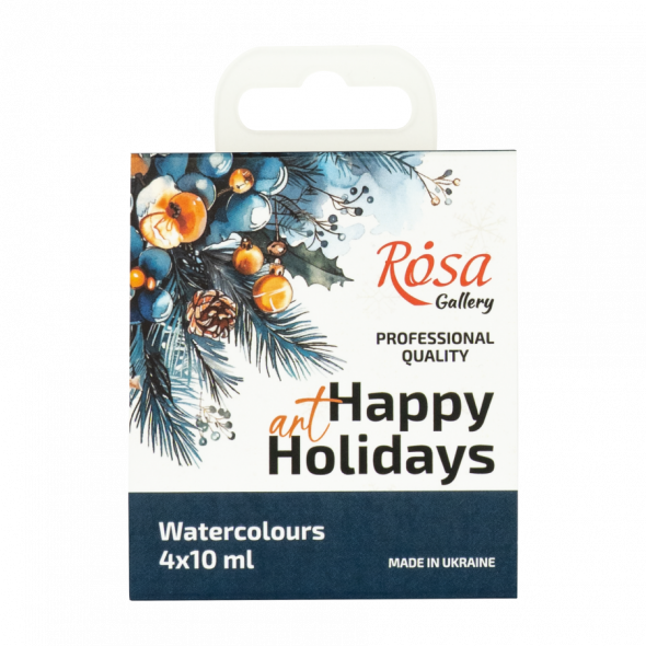 Набір акварельних фарб "Special Edition 2" 4*10 мл, картон, ROSA Gallery
