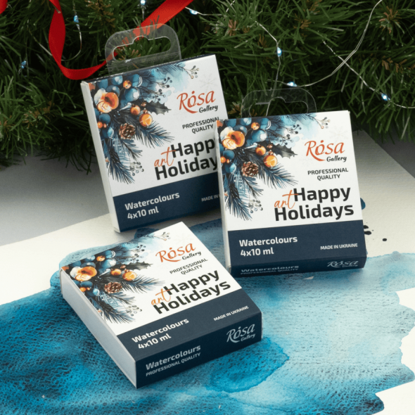 Набір акварельних фарб "Special Edition 2" 4*10 мл, картон, ROSA Gallery 3