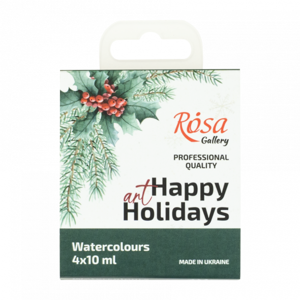 Набор акварельных красок "Special Edition 3" 4*10 мл, картон, ROSA Gallery