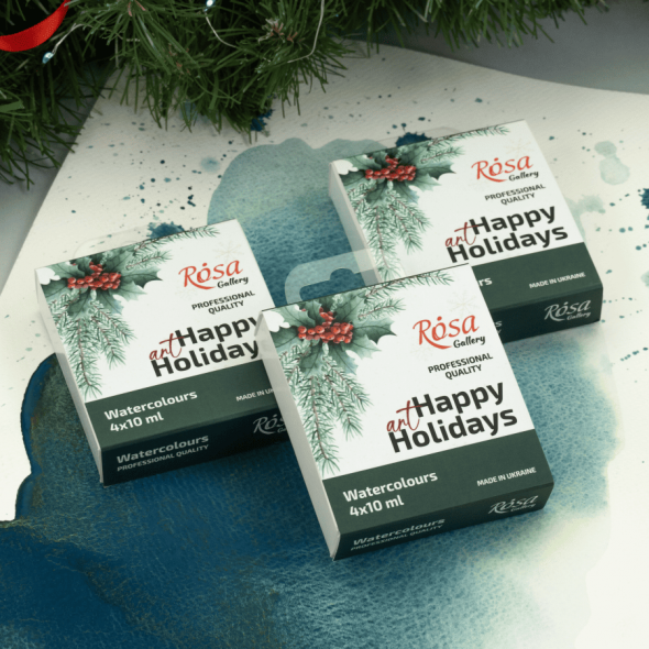Набор акварельных красок "Special Edition 3" 4*10 мл, картон, ROSA Gallery 3