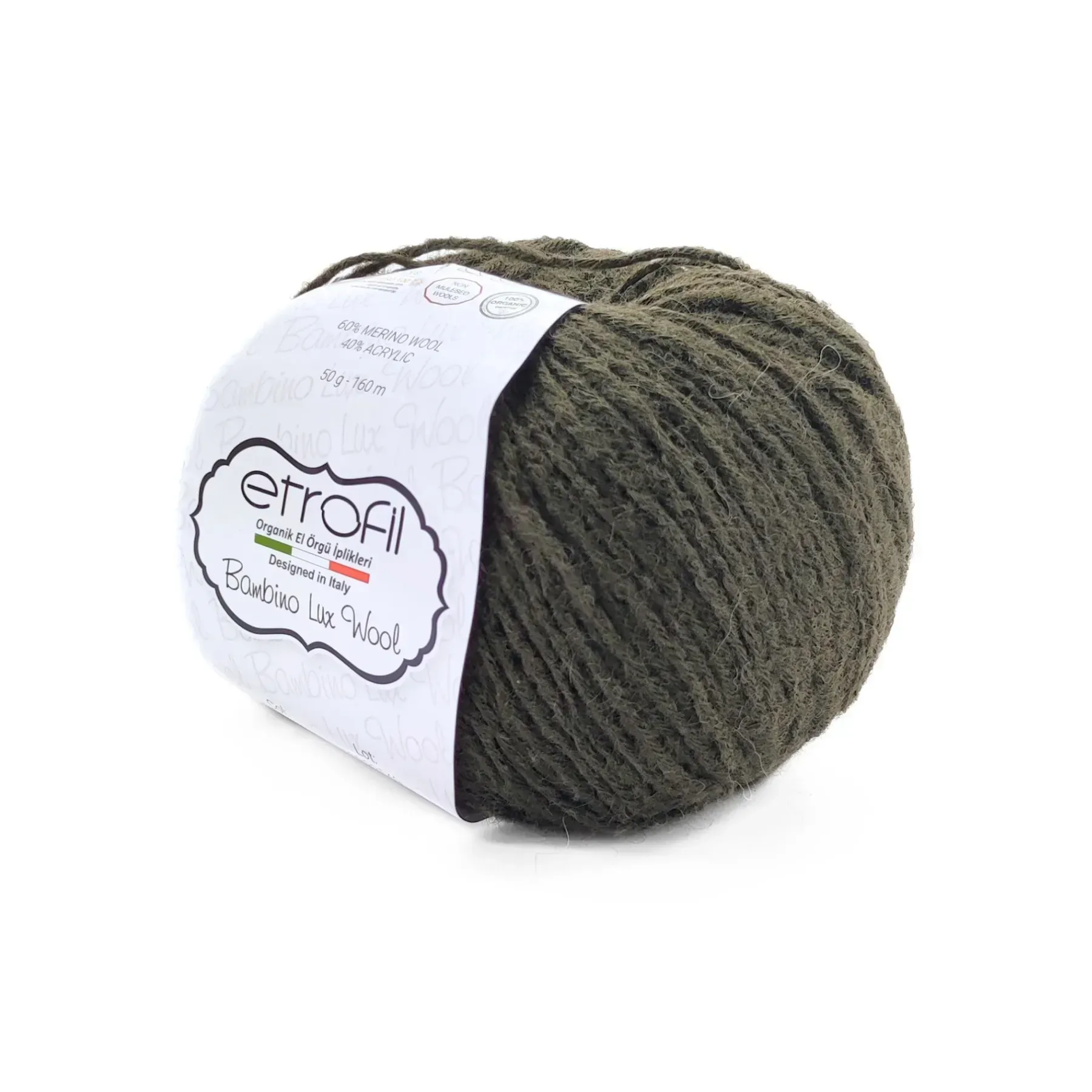 Пряжа Bambino Lux Wool/Бамбино Люкс Ул, болотный, 70409, Etrofil