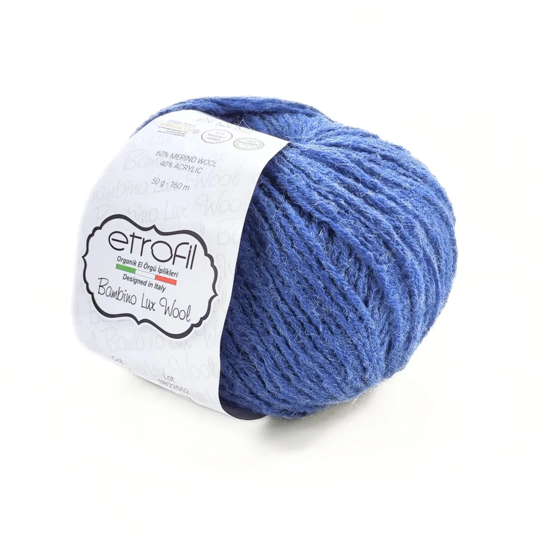 Пряжа Bambino Lux Wool/Бамбино Люкс Ул, синий, 70517, Etrofil