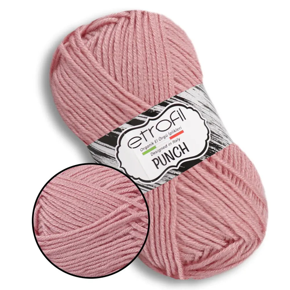 Пряжа Punch/Пунч, английская роза, 73196, Etrofil