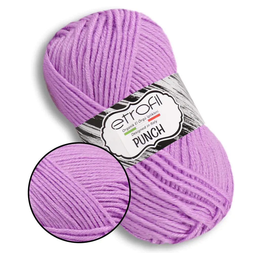 Пряжа Punch/Пунч, лиловый, 76033, Etrofil