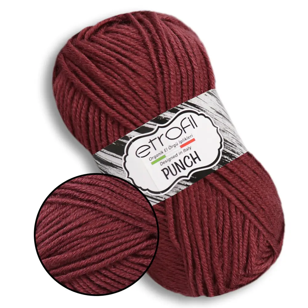 Пряжа Punch/Пунч, терракотовый, 77042, Etrofil