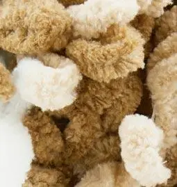 Пряжа мікрополіестер 8054 Оливковий-бежевий-білий, TM Alize Puffy Color 1