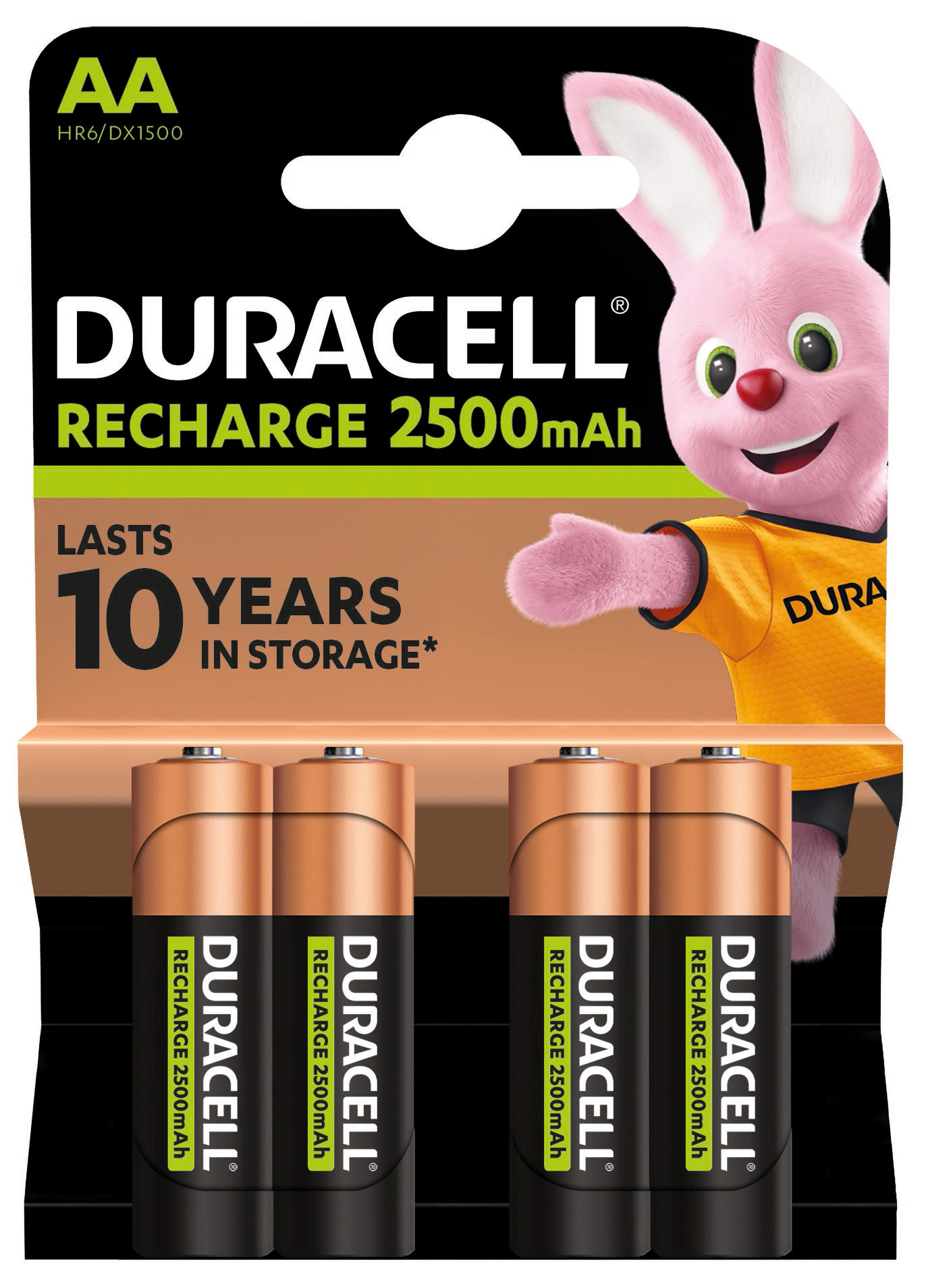 Аккумулятор DURACELL HR6 AA 2500mAh (4 шт/бл.) цена указ. за бл. 1