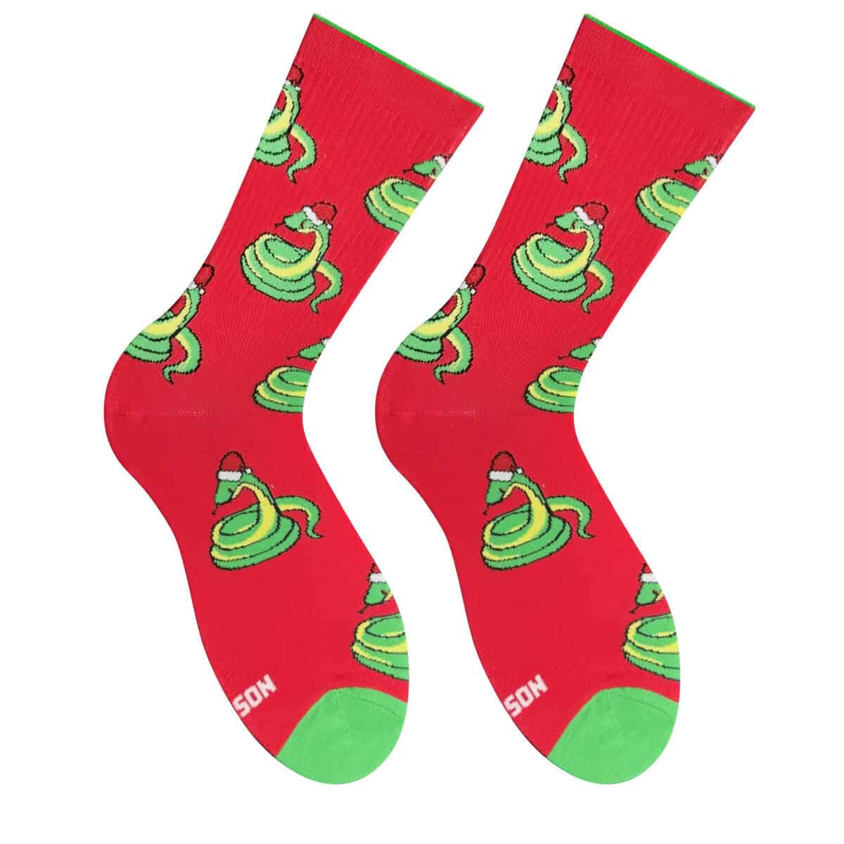 Носки "Змеи праздничные " р.41-46, snakenewyear46