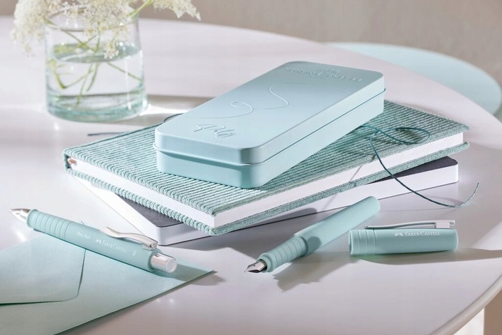 Ручка пір`яна Poly Pen M Caribic Blue, 241009 Faber-Castell 3