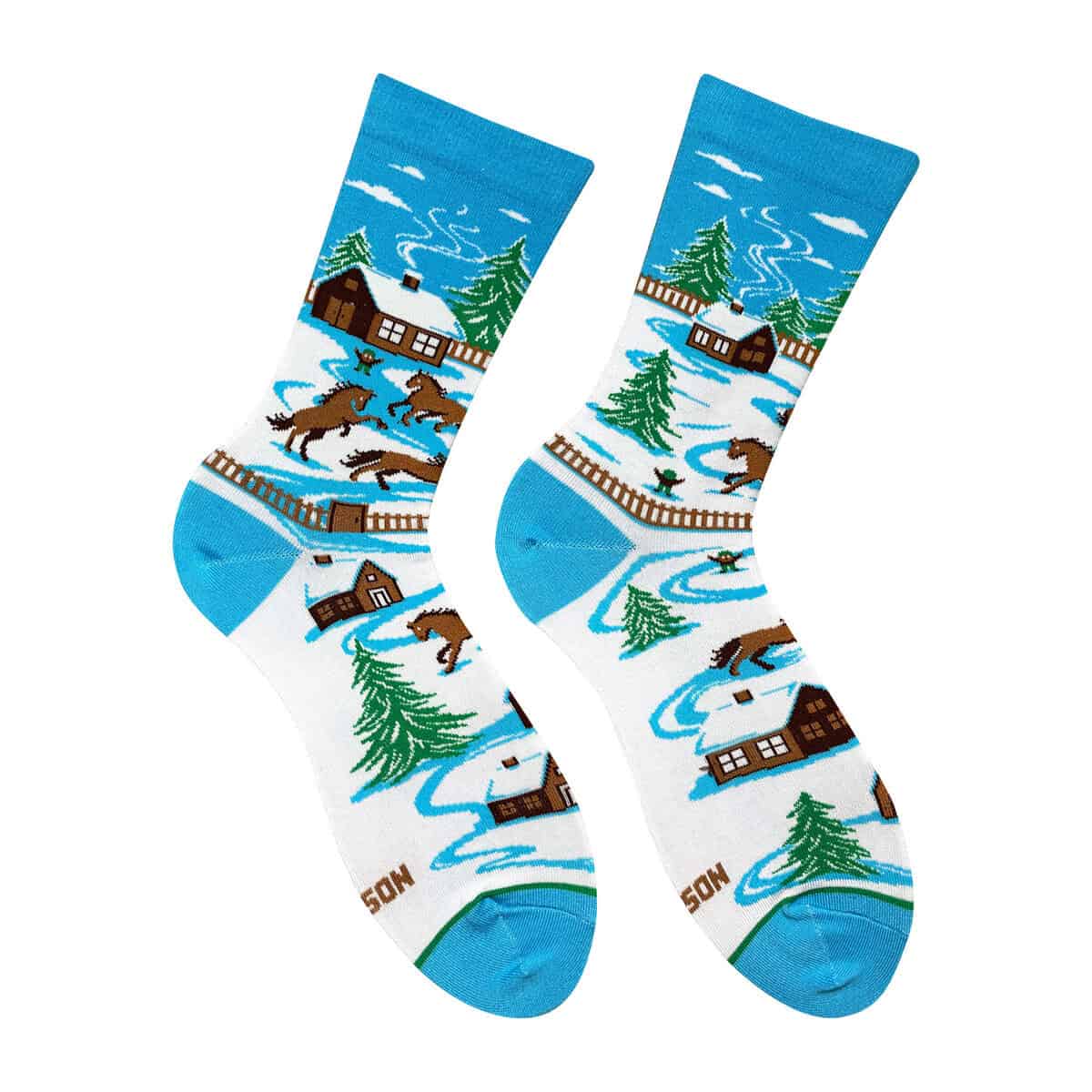 Шкарпетки  "Зимовий хутір" р. 41-46, wintervillage46