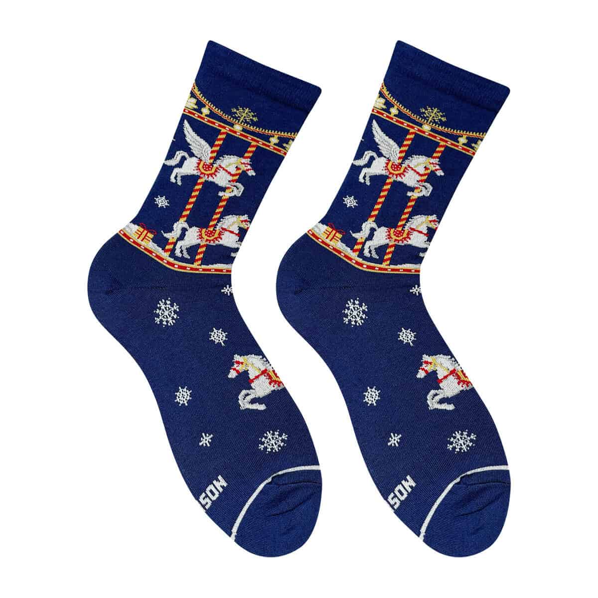 Шкарпетки  "Різдвяна карусель" р. 41-46, christmascarousel46