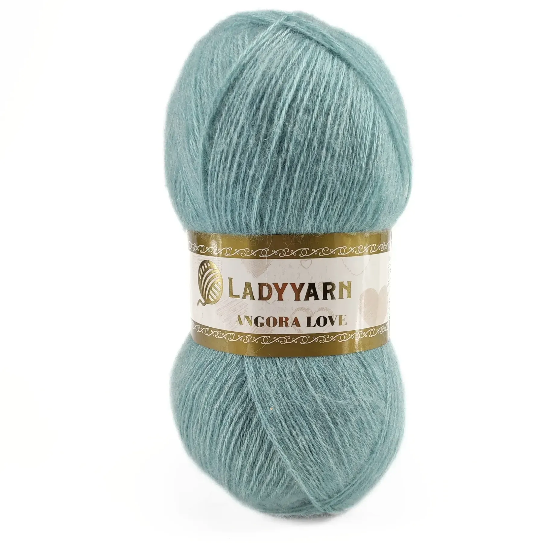 Пряжа Angora Love/Ангора Лав, бірюзовий, HN021, Lady Yarn