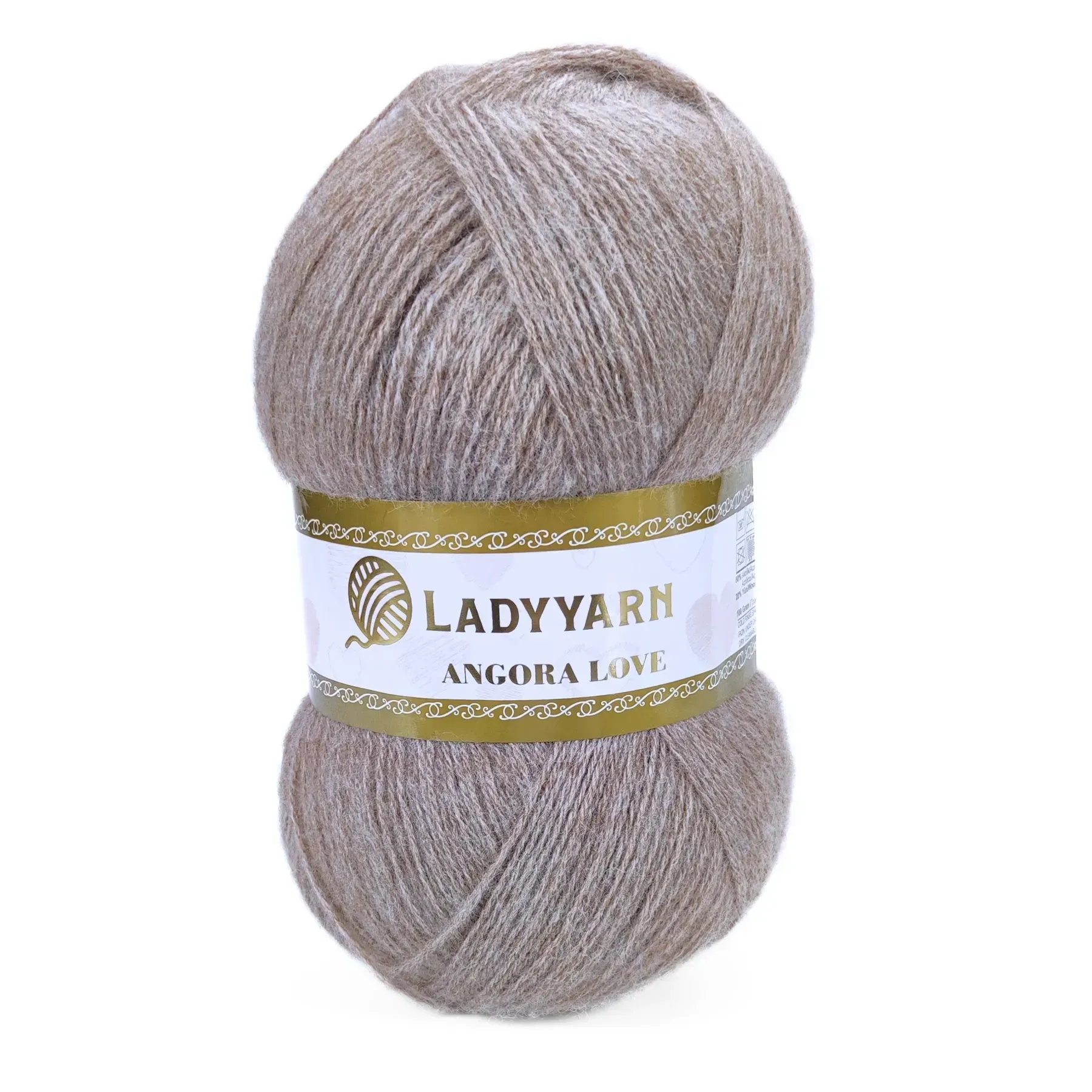 Пряжа Angora Love/Ангора Лав, мокко, HN016, Lady Yarn
