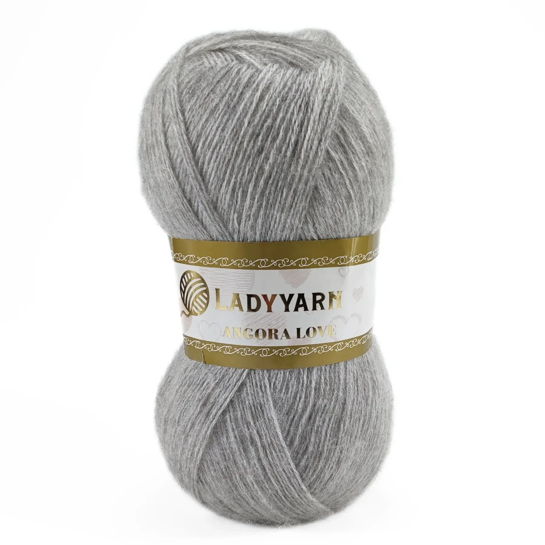 Пряжа Angora Love/Ангора Лав, світло-сірий, HN013, Lady Yarn