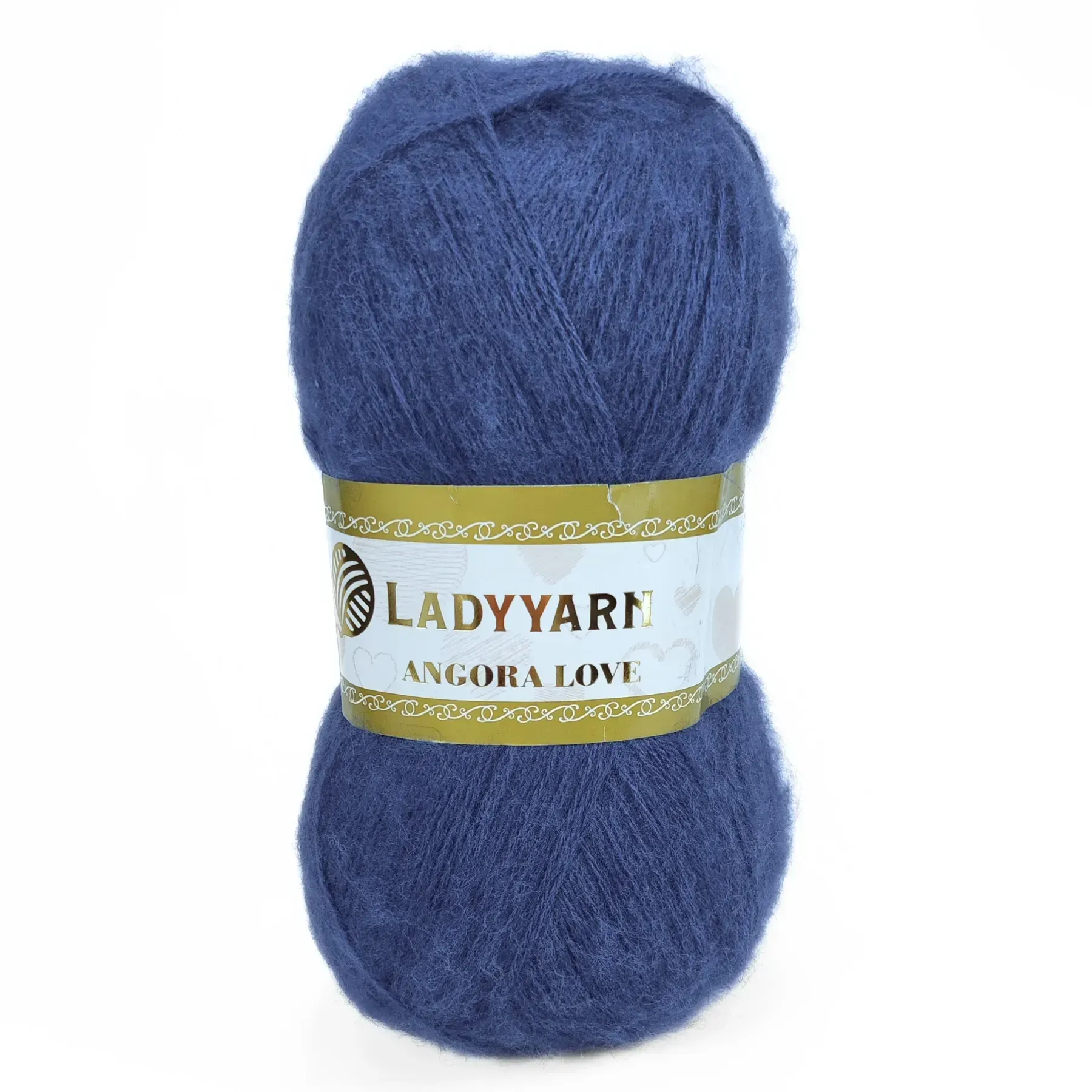 Пряжа Angora Love/Ангора Лав, синій, HN019, Lady Yarn