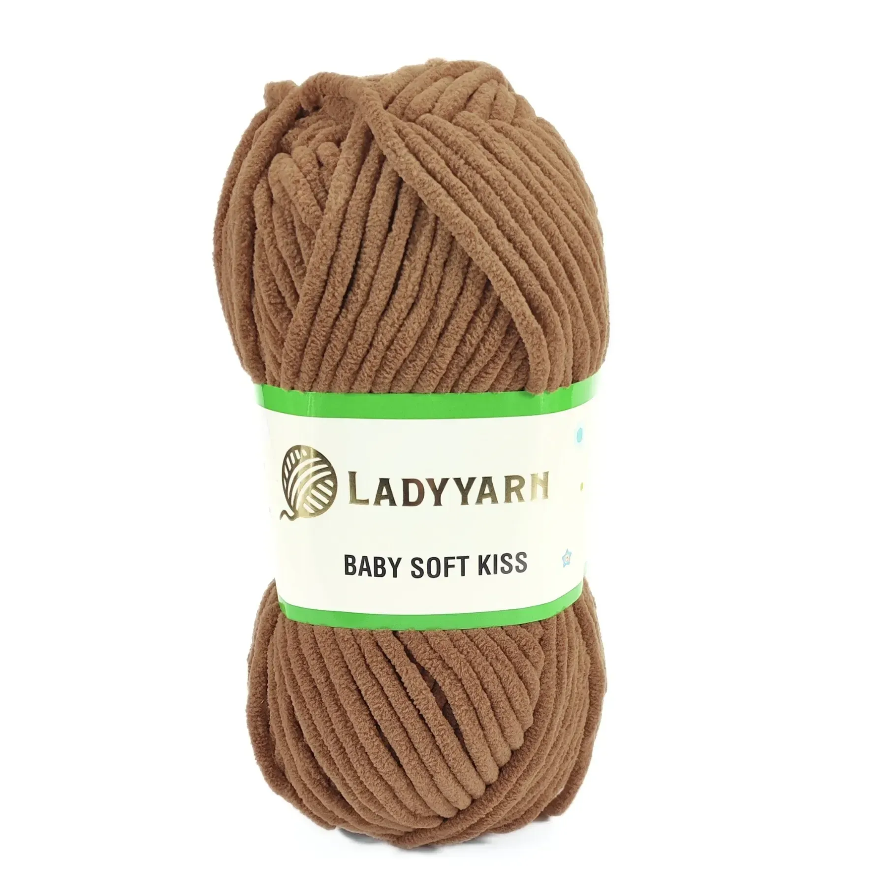 Пряжа Baby Soft Kiss/Бебі Софт Кіс, світло-коричневий, SL1011, Lady Yarn