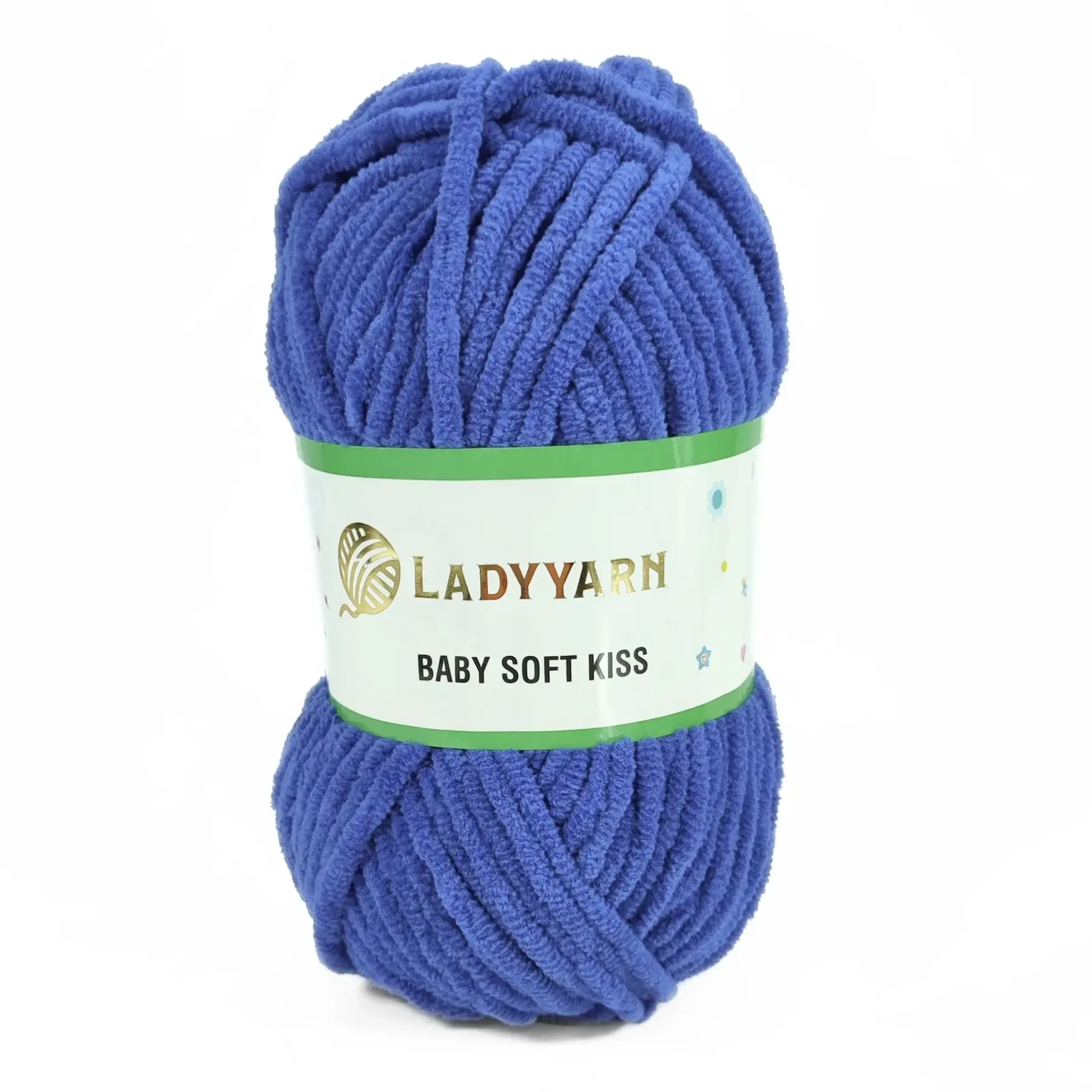 Пряжа Baby Soft Kiss/Беби Софт Кис, темно-голубой, SL1016, Lady Yarn