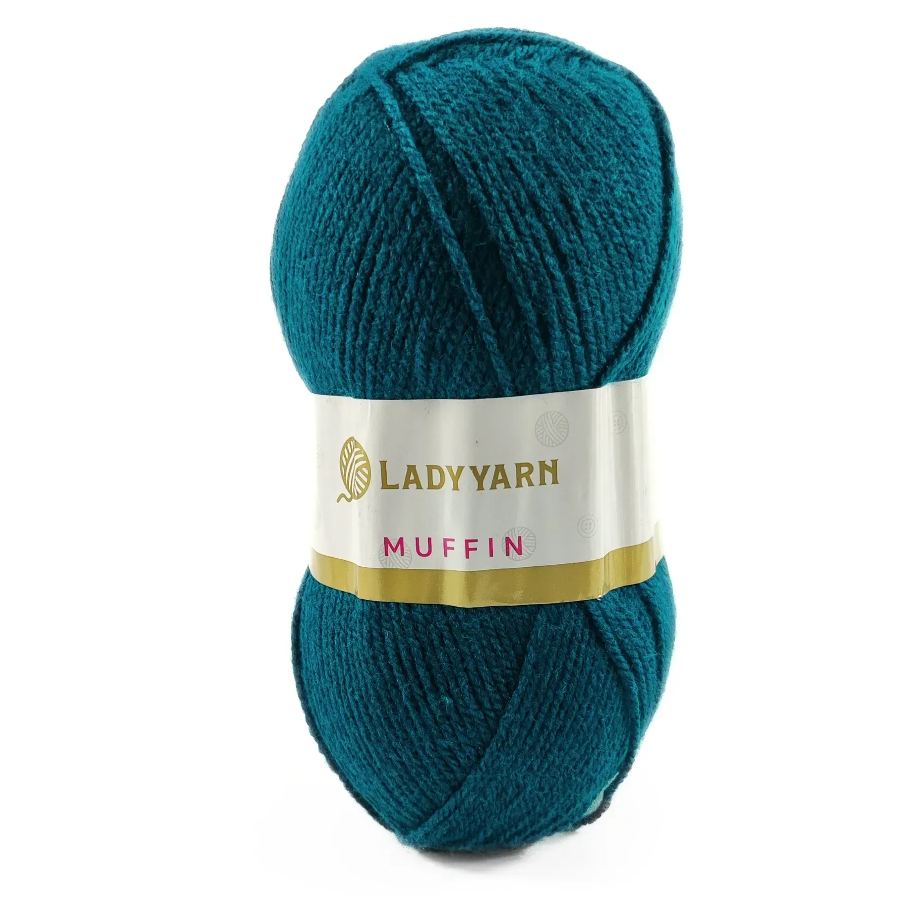 Пряжа Muffin/Мафін, морська хвиля, AHB009, Lady Yarn