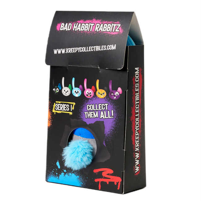 Игрушка плюшевая коллекционная Bad Habbit Rabbitz, BHR17 3