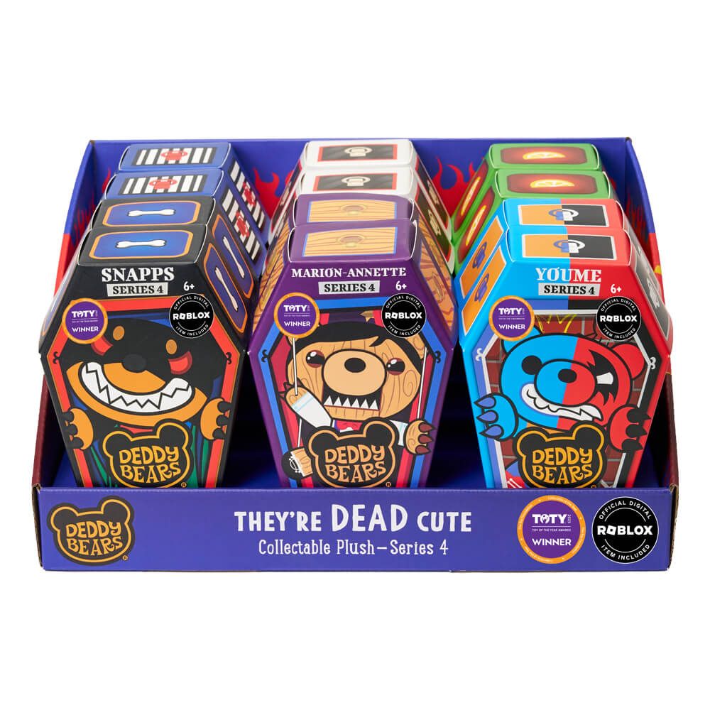 Игрушка плюшевая коллекционная средняя Deddy bears Серия-4, DB409