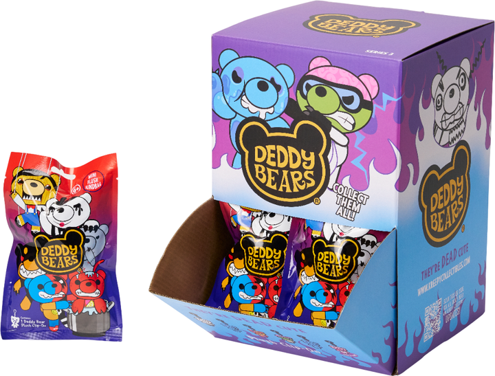 Игрушка-сюрприз плюшевая с клипсой Deddy bears Серия-3, DB318PQ