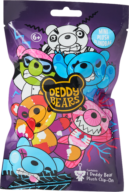 Игрушка-сюрприз плюшевая с клипсой Deddy bears Серия-3, DB318PQ 2