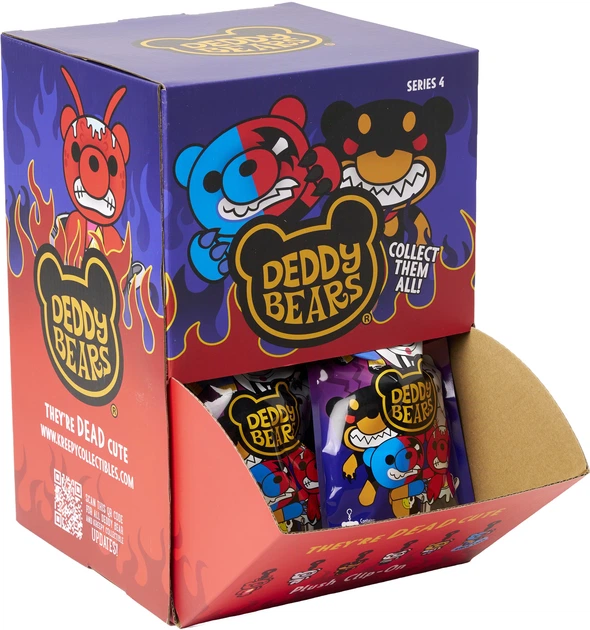 Игрушка-сюрприз плюшевая с клипсой Deddy bears Серия-4, DB418PQ 4