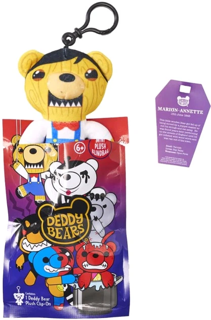 Игрушка-сюрприз плюшевая с клипсой Deddy bears Серия-4, DB418PQ 5