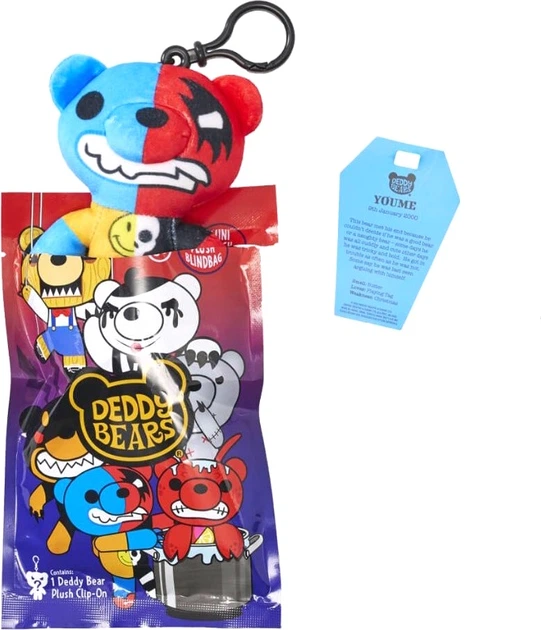 Игрушка-сюрприз плюшевая с клипсой Deddy bears Серия-4, DB418PQ 6