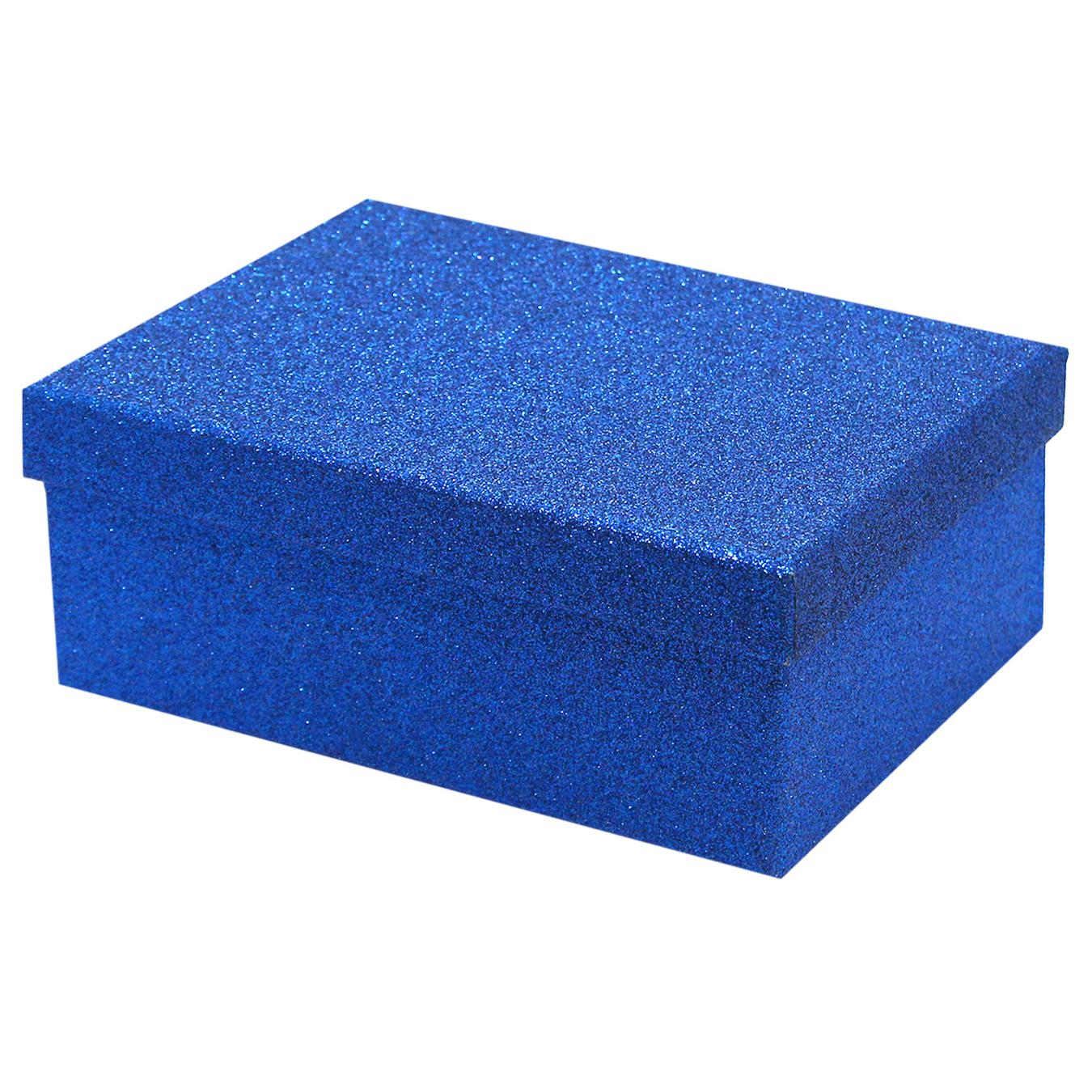 Подарункова коробка прямокутна, "Синє сяйво", 23*16,5*9,5 см, 1110286423 1