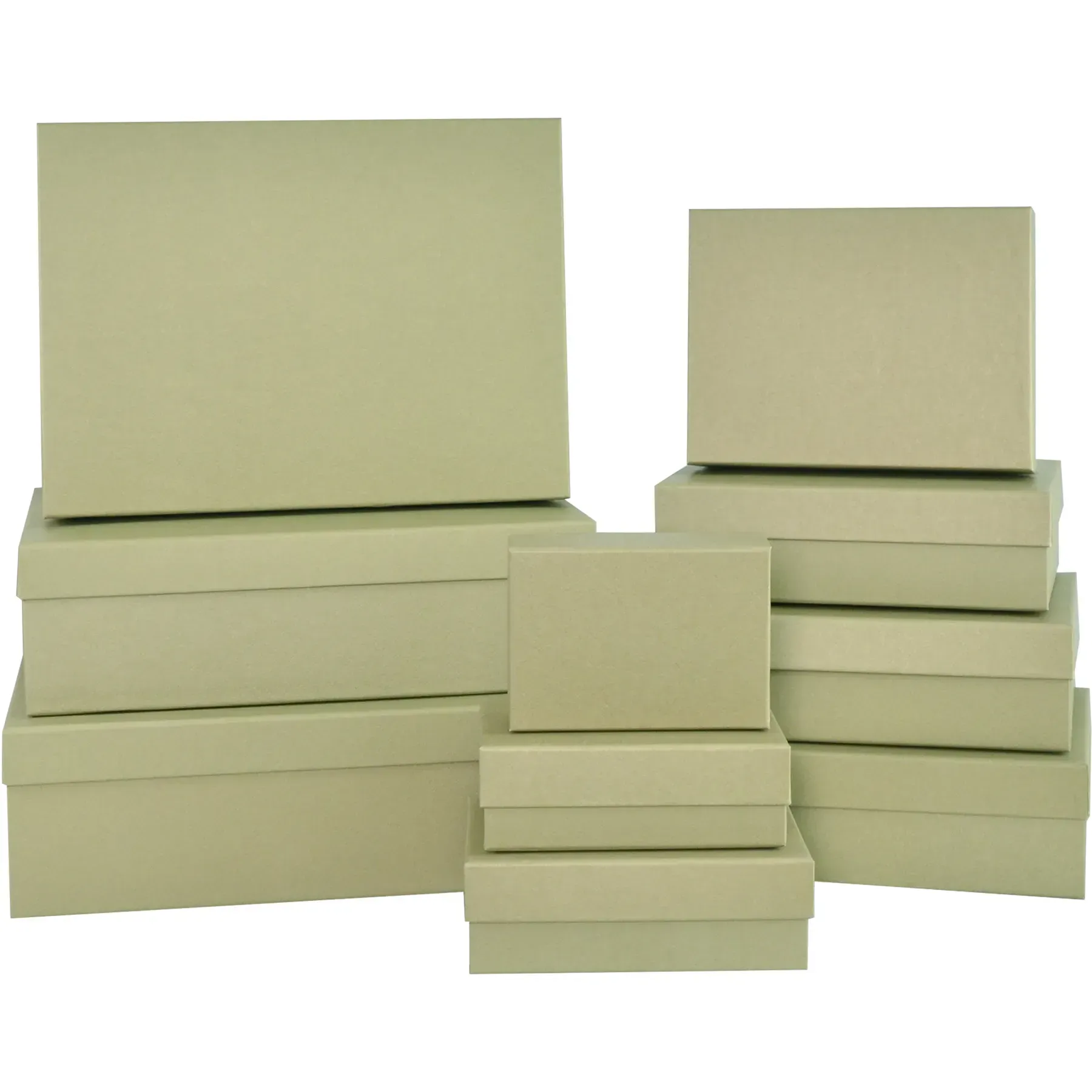 Подарочная коробка прямоугольная, оливковая, 27,5*19,5*7,5 см, 1910284326