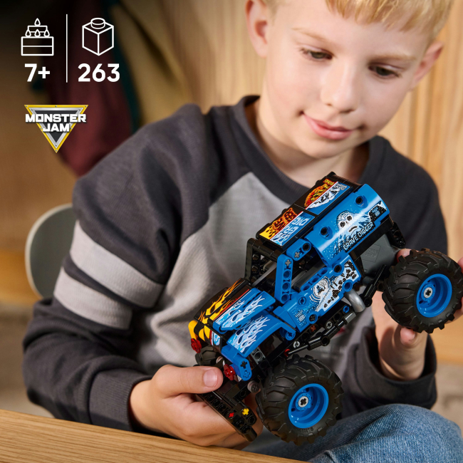 Конструктор Lego Technic "Monster Jam™ Grave Digger™ Вогонь і лід", 42219 2