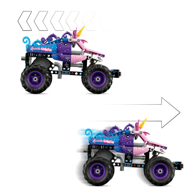 Конструктор Lego Technic "Monster Jam™ Sparkle Smash™ із функцією "Pull-Back", 42220 3