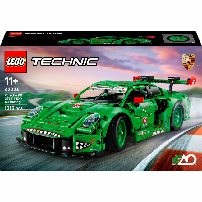 Конструктор Lego Technic "Автомобиль Porsche 911 GT3 R REXY AO Racing", 42224
