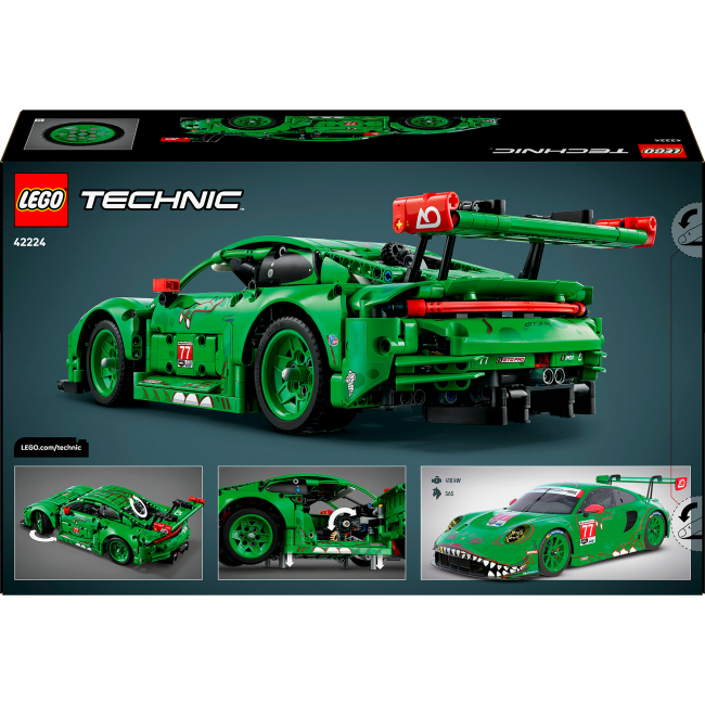 Конструктор Lego Technic "Автомобиль Porsche 911 GT3 R REXY AO Racing", 42224 8