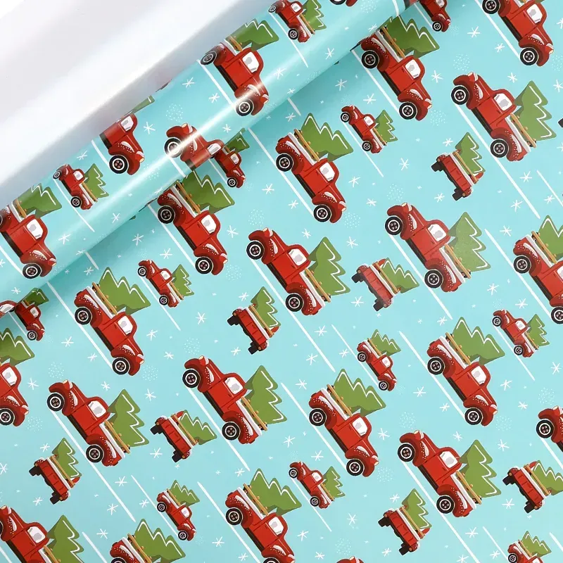 Папір для пакування подарунків НР, 0,7*1 м, 9208