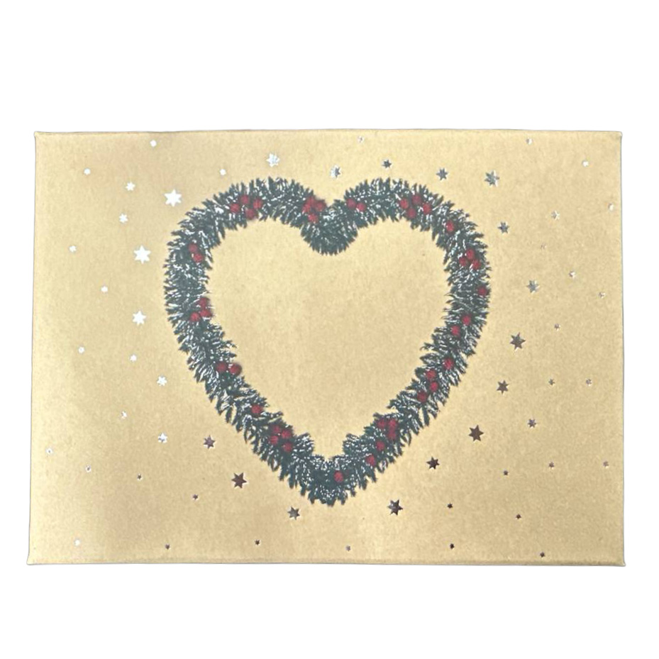 Подарочная коробка прямоугольная НР, бежевая, 19*13,5*6 см, 1710803223 1