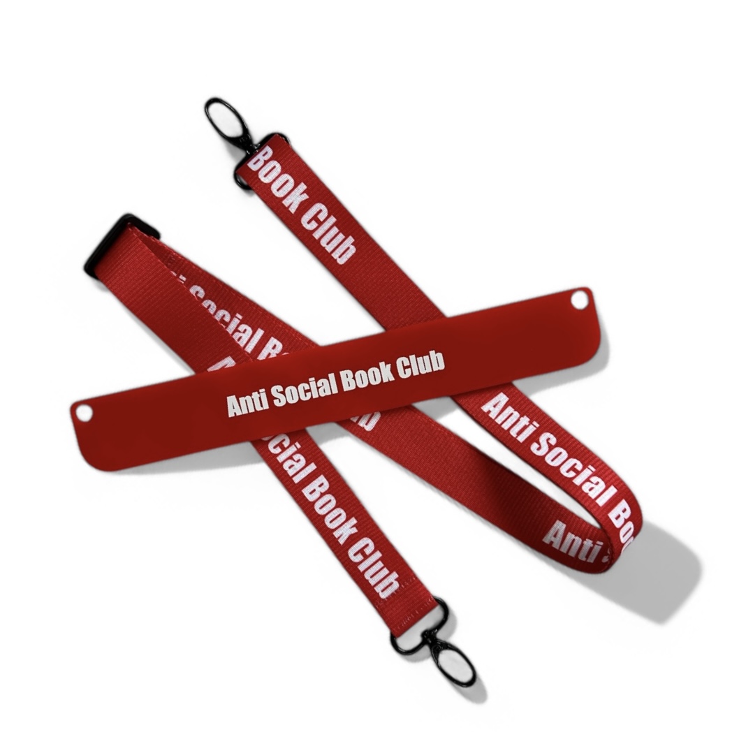 Закладка з ремінцем "Anti social bookmark" 1